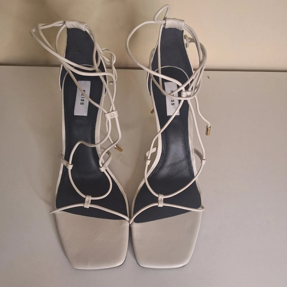 Reiss Kali High leather wrap heels SZ EU  41 - Picture 3 of 13